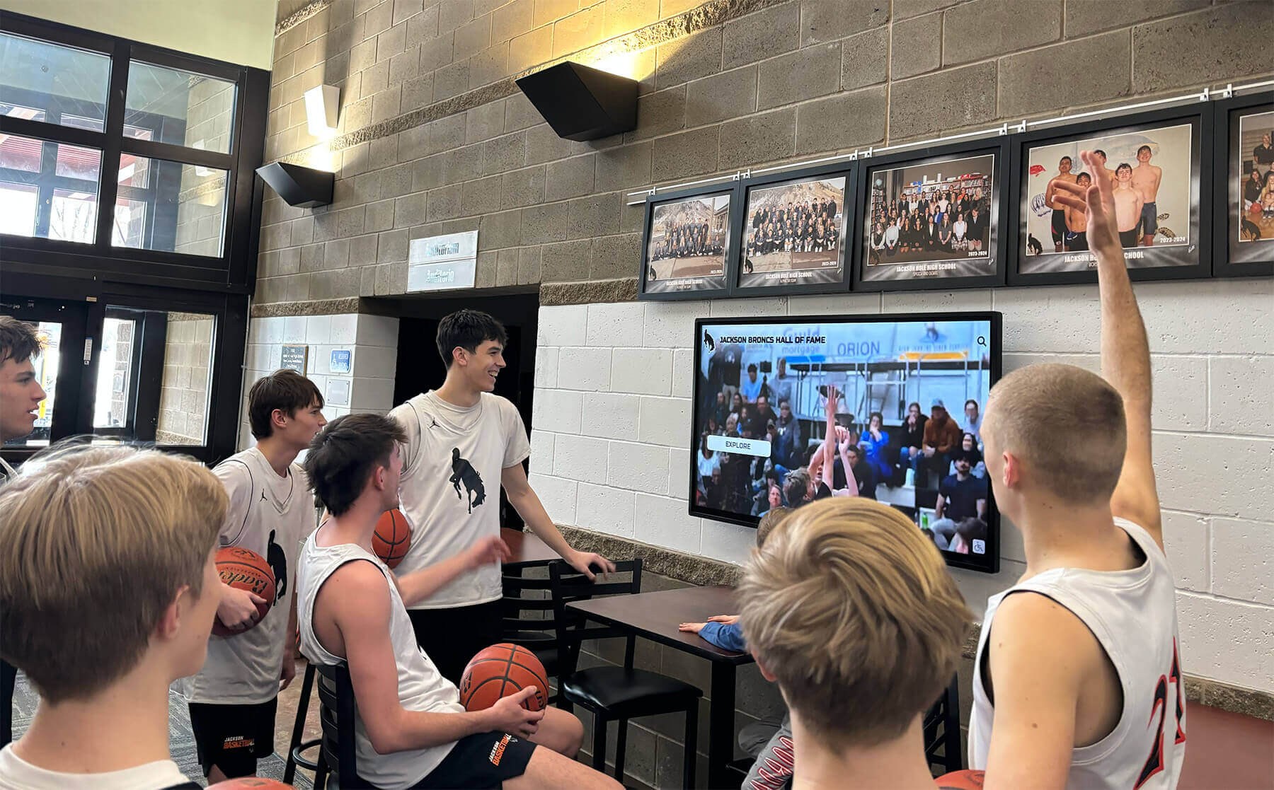 Students viewing recognition